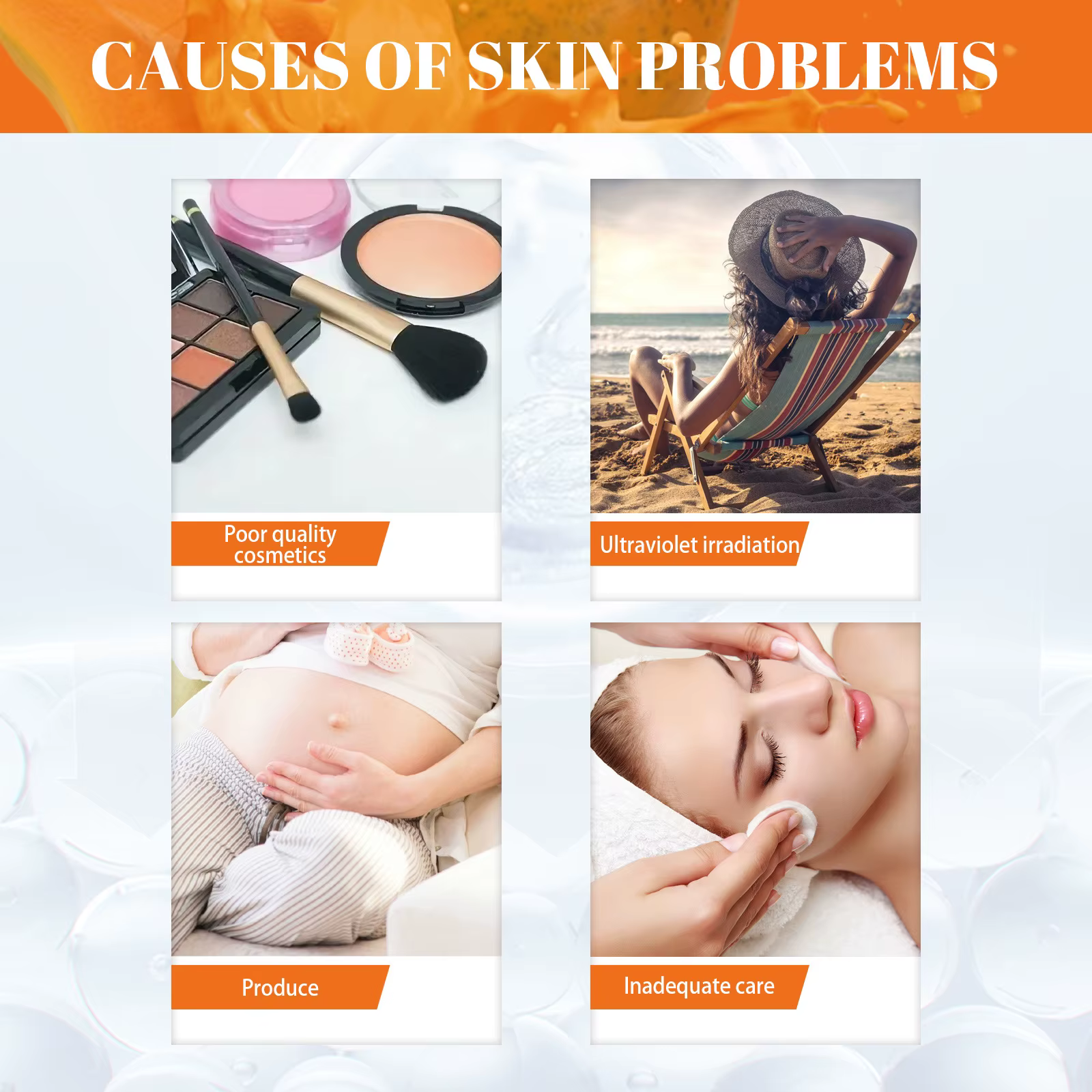 Crème blanchissante pour le visage