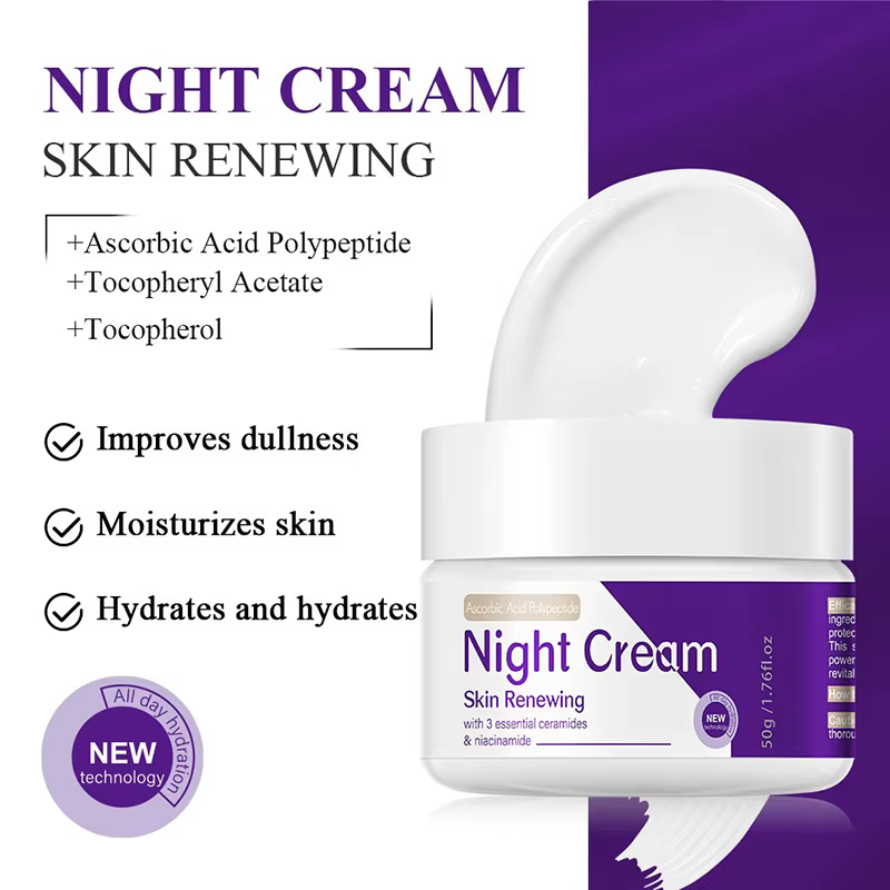 Crème hydratante raffermissante pour le visage à la niacinamide