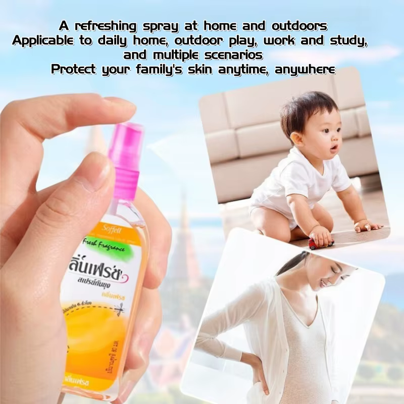 THAILANDE - Moustiquaire anti-moustiques d'extérieur à la rose/tangerine/citronnelle 30ml/80ml