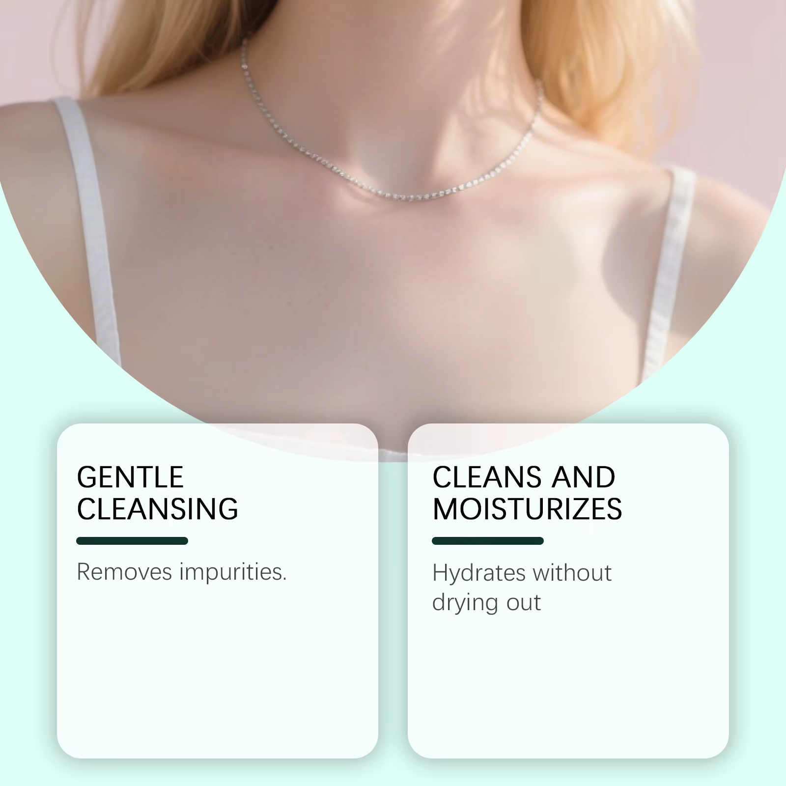 OCEAURA soin du corps savon noir nettoyage en profondeur exfolier soulager la sécheresse hydrater la peau à la main