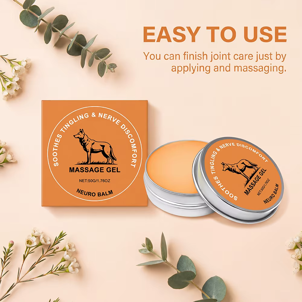 Baume Rafraîchissant Apaisant pour les Articulations – Crème de Massage Confort Rafraîchissant pour Genoux, Épaules, Poignets – Soin Quotidien – Pommade à Usage Externe