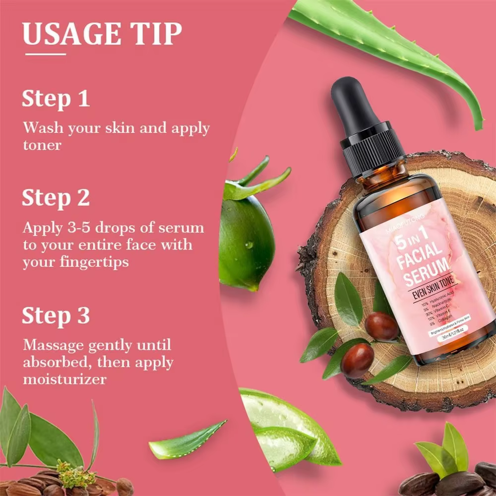 Sérum anti-âge 5 en 1 avec 30% de vitamine C