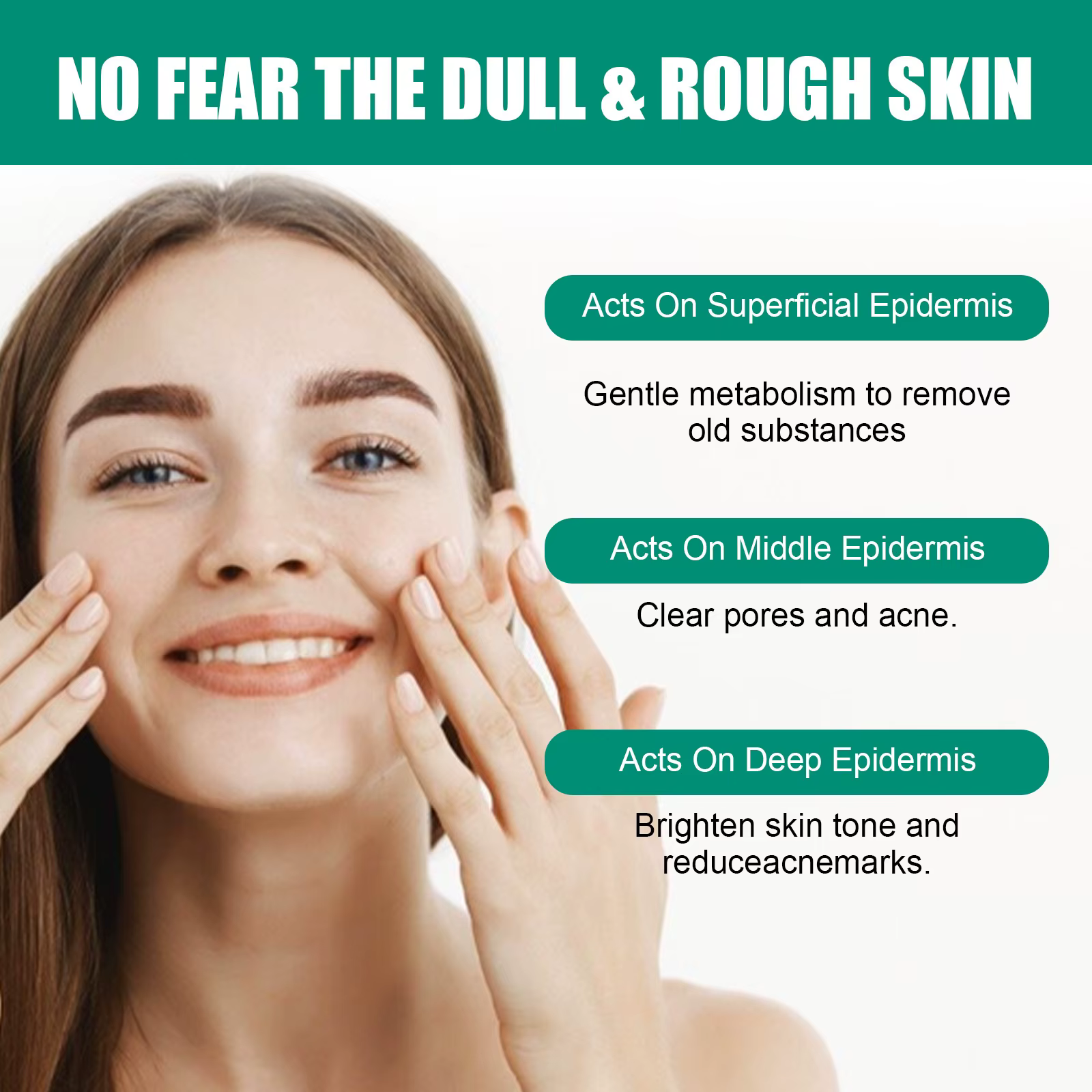 Crème pour le visage contre l'acné