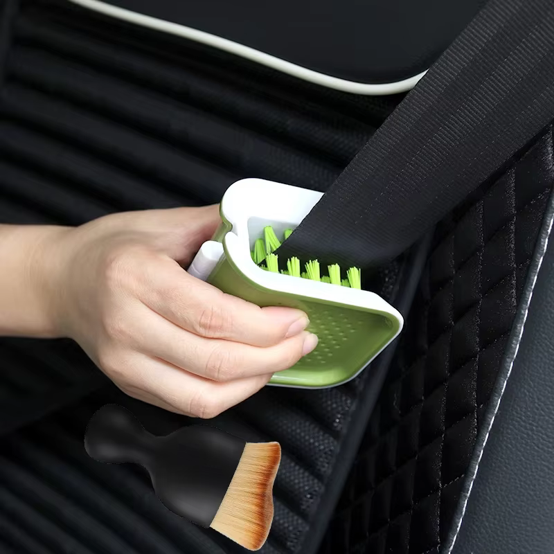 Livres de ceinture de sécurité intérieure de voiture, outil spécial, double face, en forme de U, pliable, brosse en diamant éponge, protège-mains de ceinture de sécurité