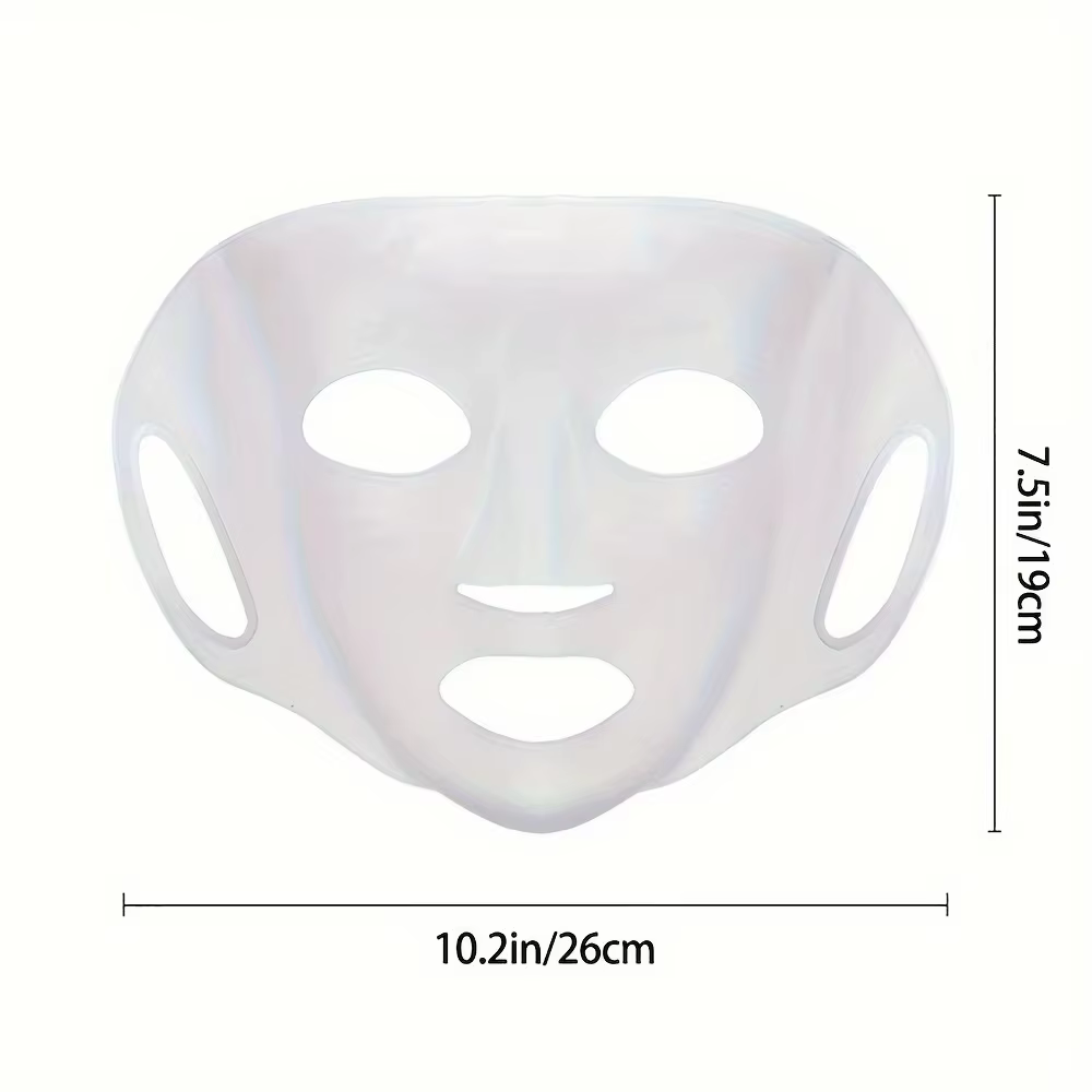 Masque facial hydratant en silicone 3D, outil de visage raffermissant