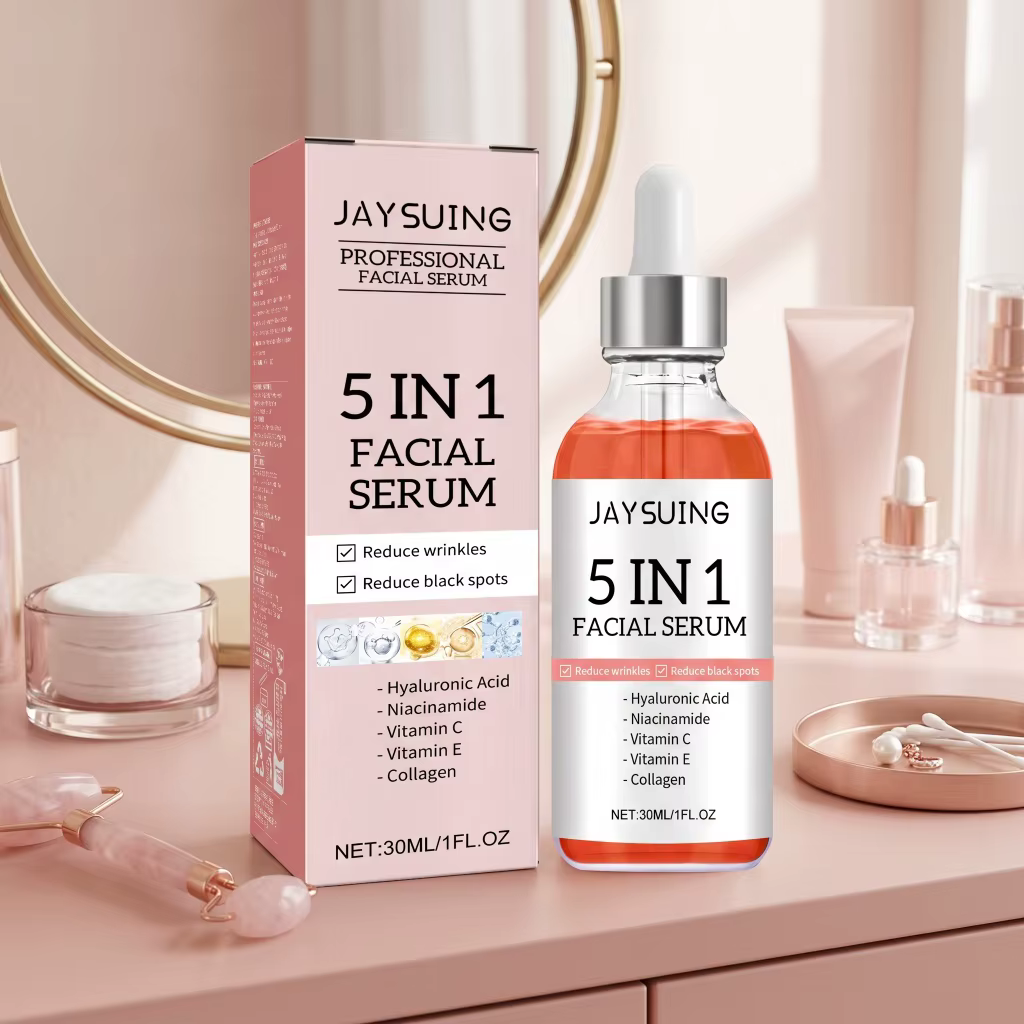Sérum facial hydratant et illuminateur JAYSUING 5 en 1
