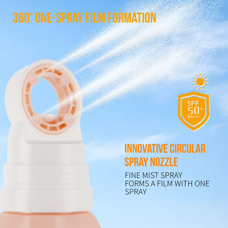 Spray solaire portable à la pêche SPF50 PA+++ | Protection
