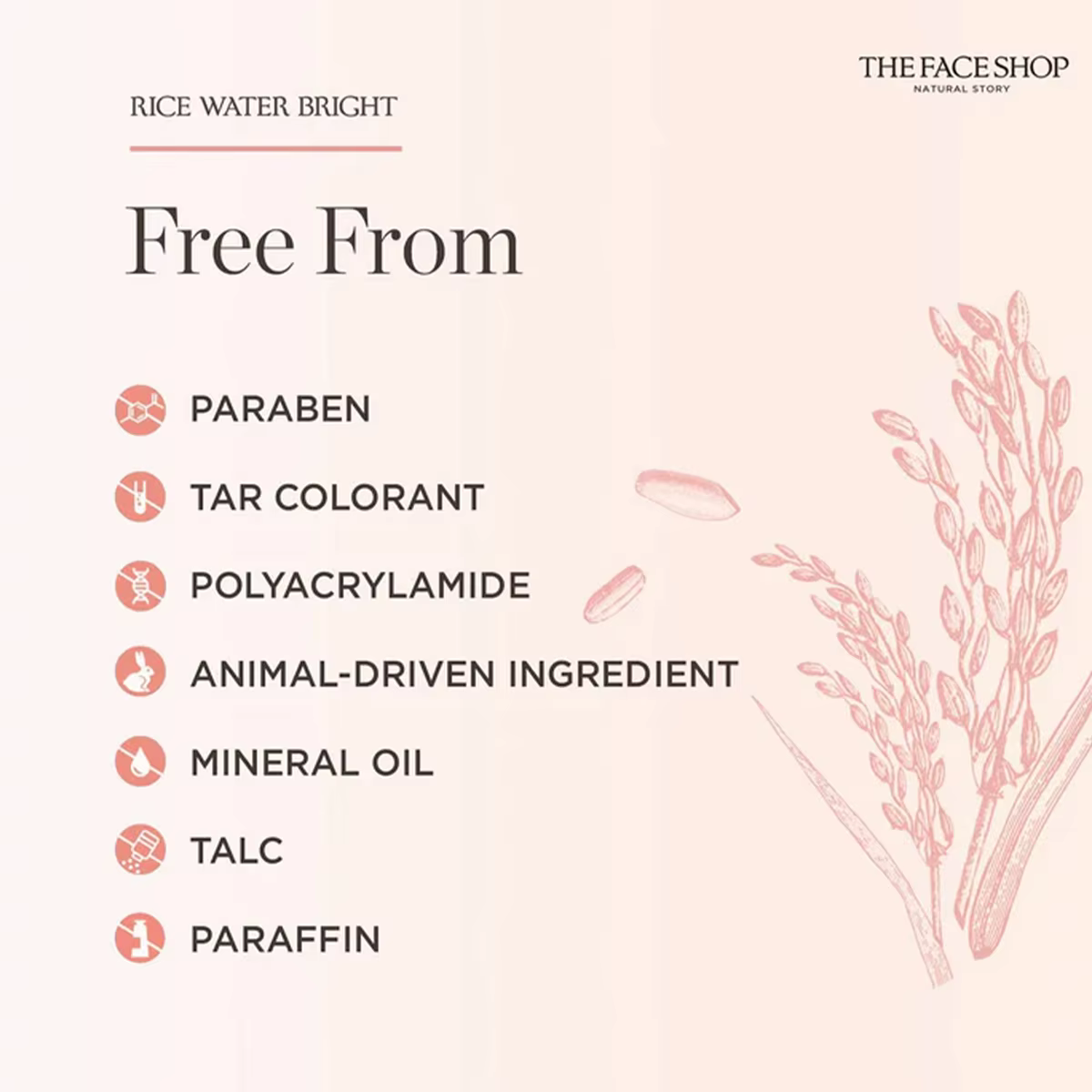 THE FACE SHOP Nettoyant visage à l'eau de riz 150g