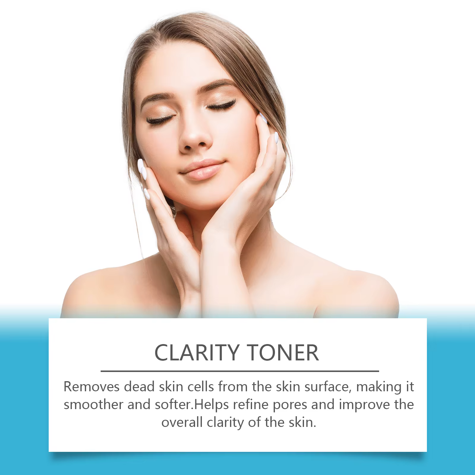 AHA BHA Toner exfoliant doux pour la peau grasse raffinage des pores apaisant hydratant Essence du visage contrôle