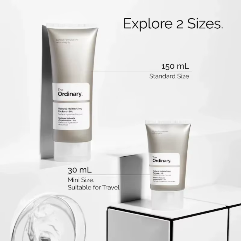 Facteurs hydratants naturels + Acide hyaluronique 100ml Crème hydratante avec acides aminés Hydrate et protège les lipides cutanés
