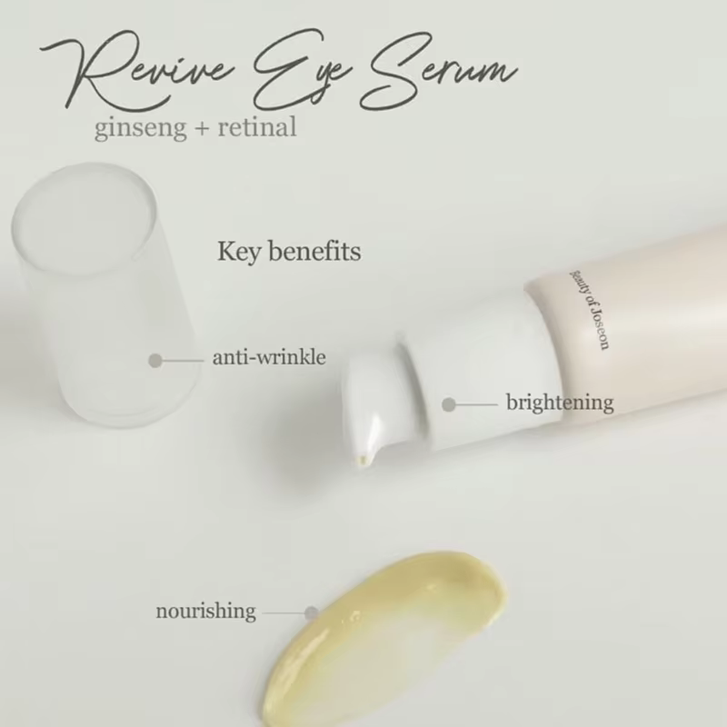 Crème pour les yeux Beauty of Joseon - Essence revitalisante au ginseng et au rétinol