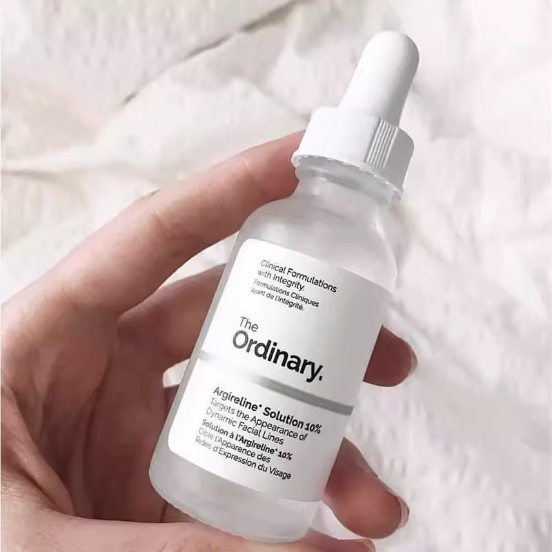 Solution Argireline 10% pour réduire les ridules Essence de lifting et de raffermissement du visage Anti-rides estompe les rides et les lignes frontales