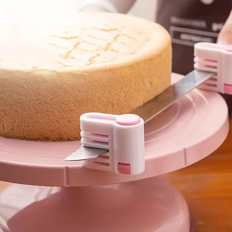 Trancheuse et coupe-couche professionnelle, niveleur de gâteau créatif réglable à 5 couches, outils de cuisson de bricolage, trancheuse de pain fendu pour pain grillé