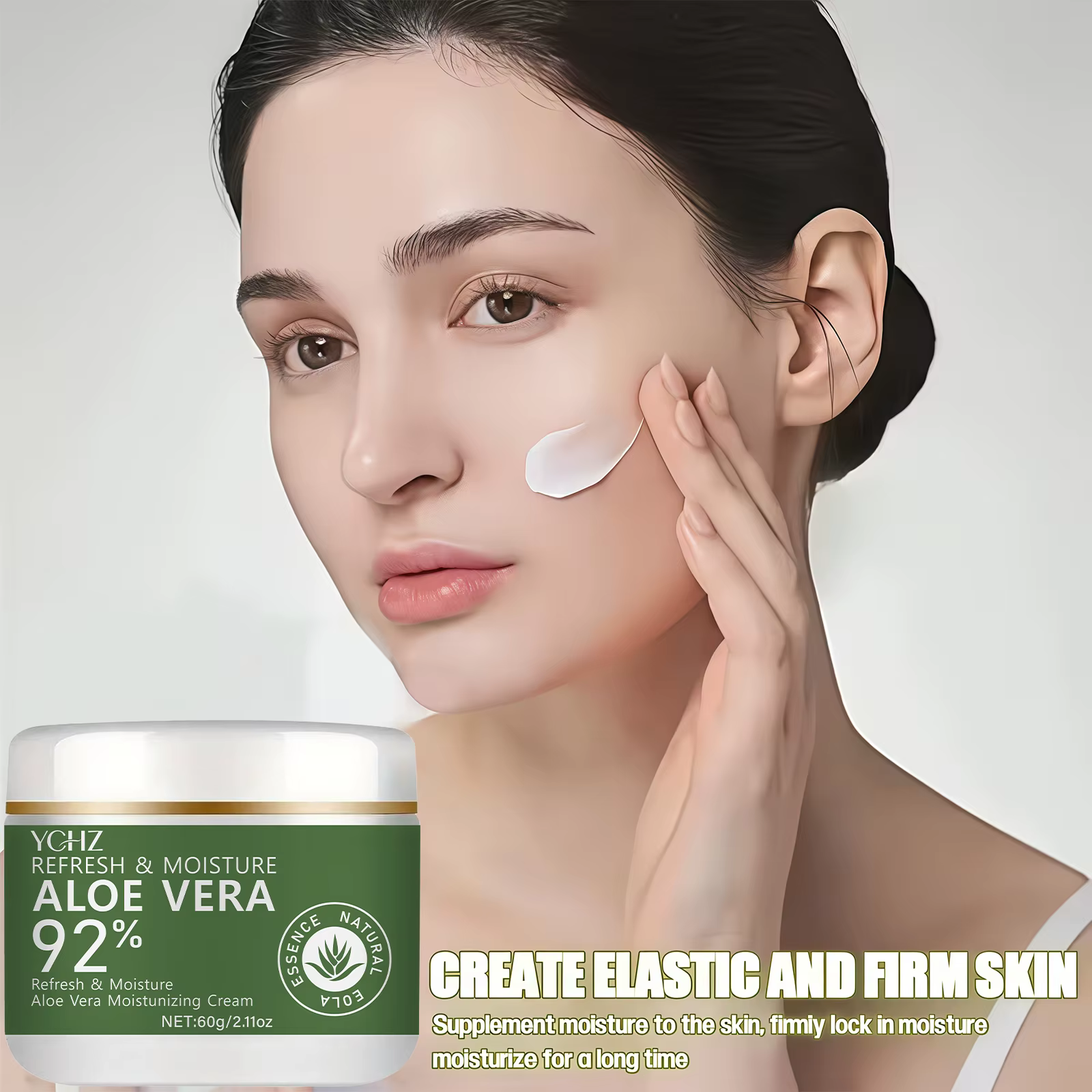 Crème à l'aloe vera à 98%