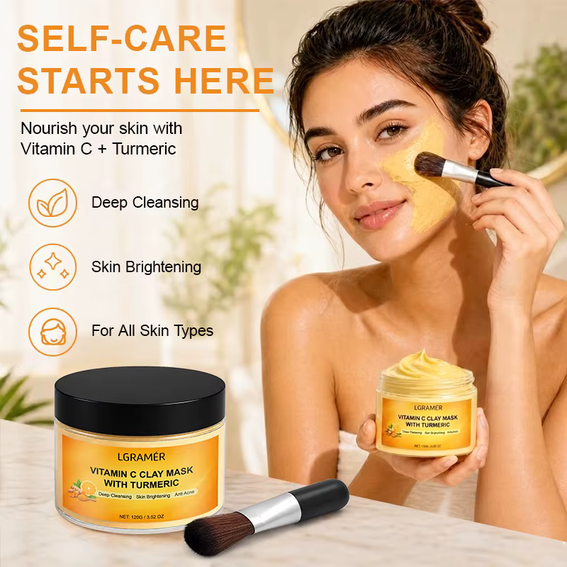 Masque à l'argile au curcuma 120g