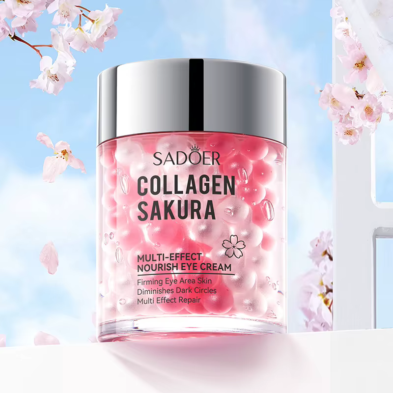 SADOER Sakura crème pour les yeux Anti cernes rides hydratant crèmes Anti-âge