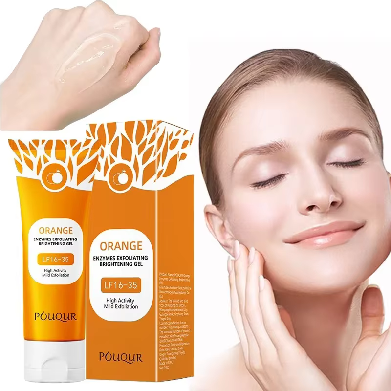 Gel exfoliant pour le visage Orange