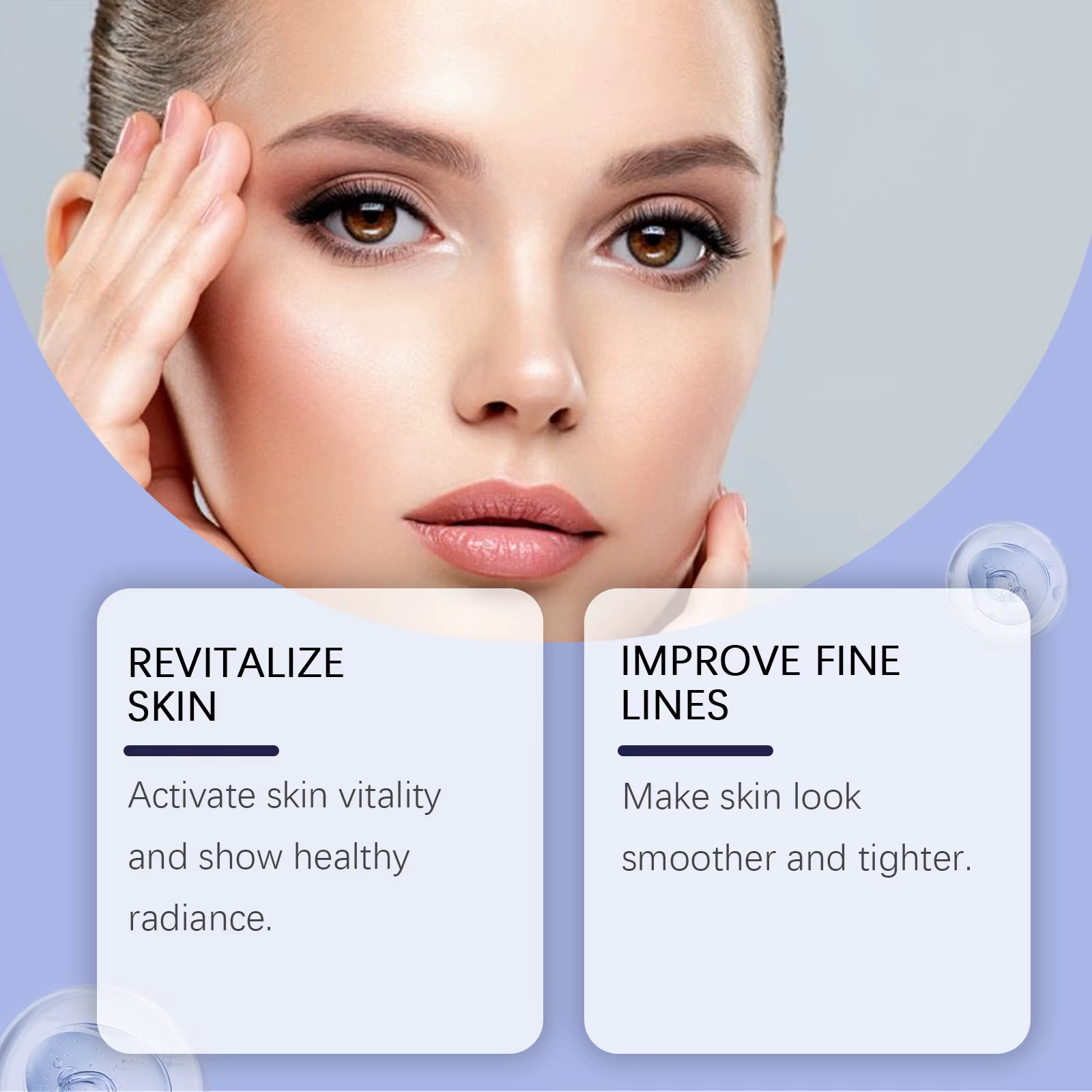 Sérum pour le visage au Peptide de cuivre