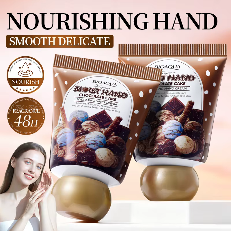 BIOAQUA crème pour les mains au chocolat hydratant nourrissant Anti-âge Anti-rides crèmes blanchissantes