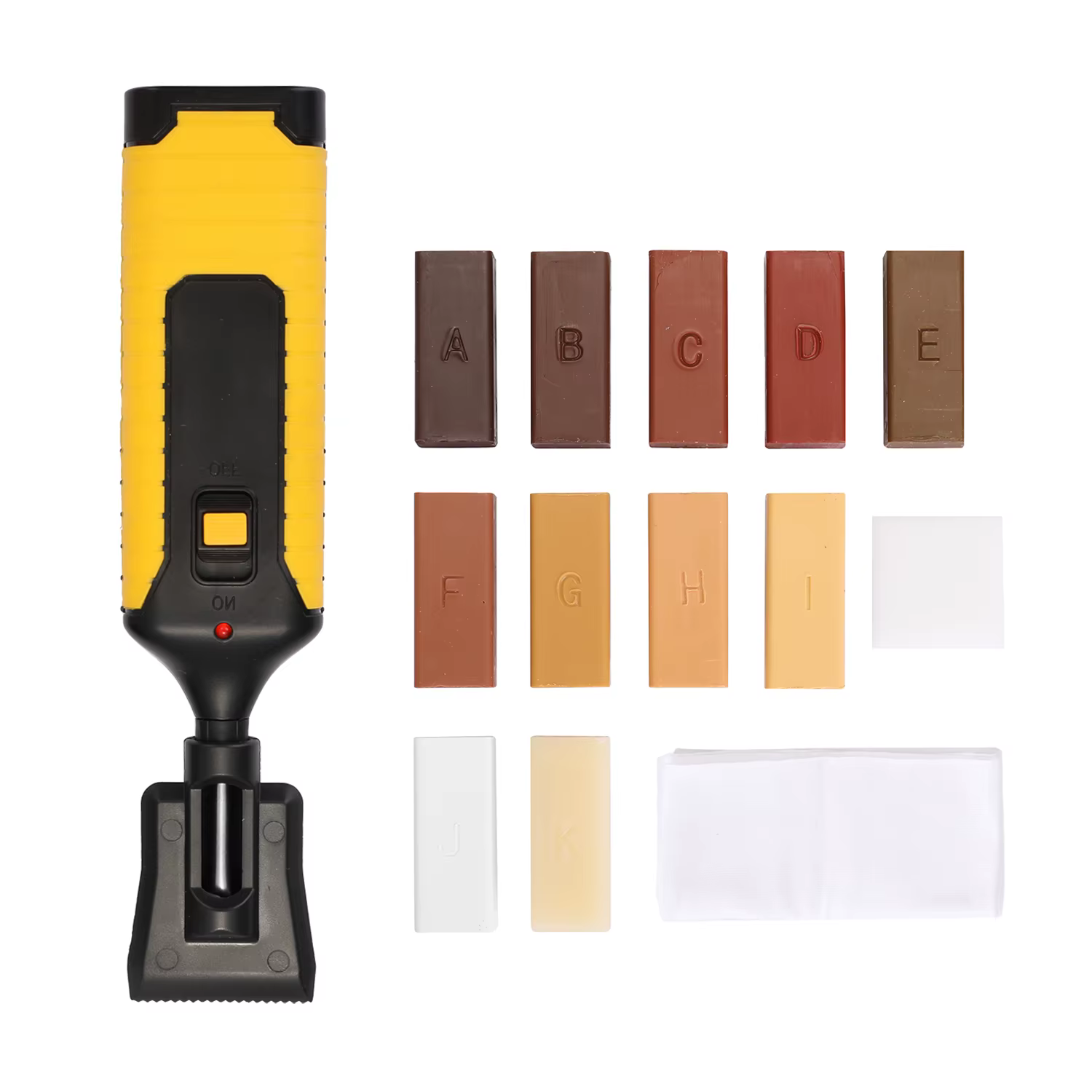 Kit de réparation de stratifié, système de cire, plan de travail au sol, boîtier robuste, puces, rayures, ensemble d'outils de réparation