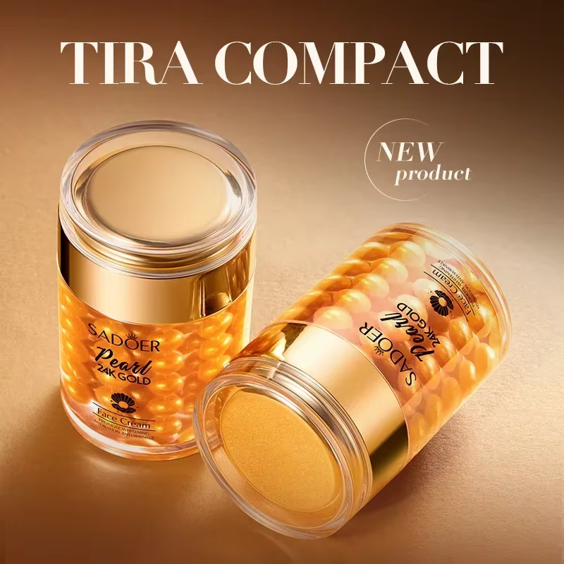 Crème pour le visage au collagène de perles dorées 24K