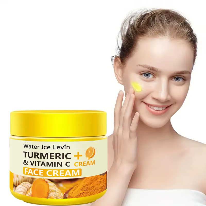 Crème pour le visage au curcuma et à la vitamine C - Hydrate en profondeur