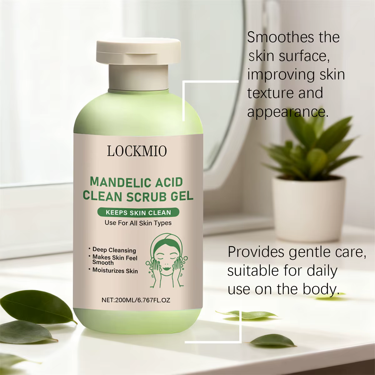 Gel exfoliant pour le visage