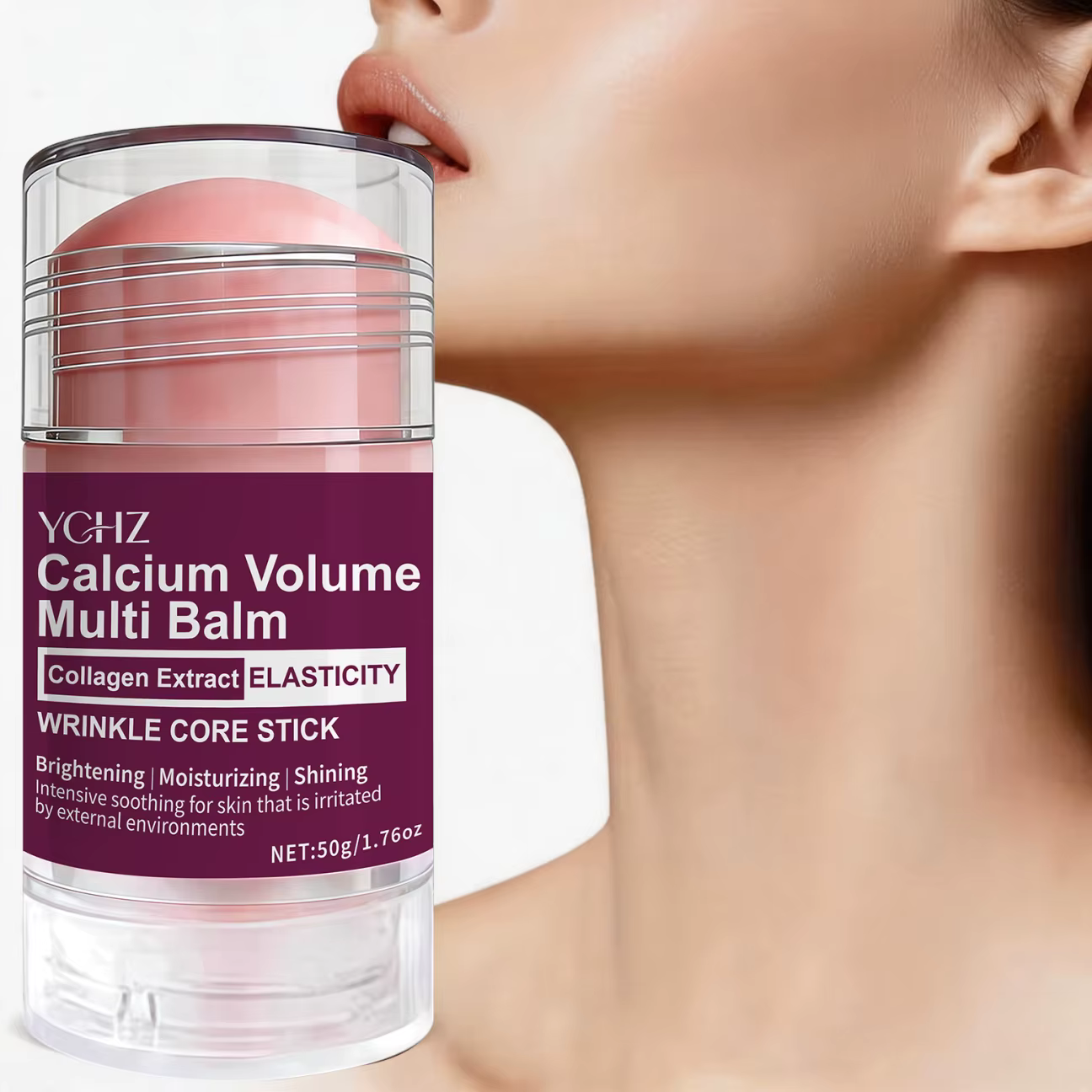 Stick de soin du visage au collagène : un produit multifonctionnel qui combine baume à lèvres