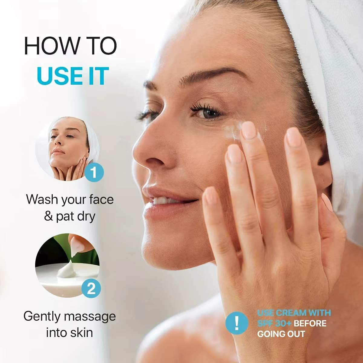 Crème hydratante pour le visage Gorgique au rétinol