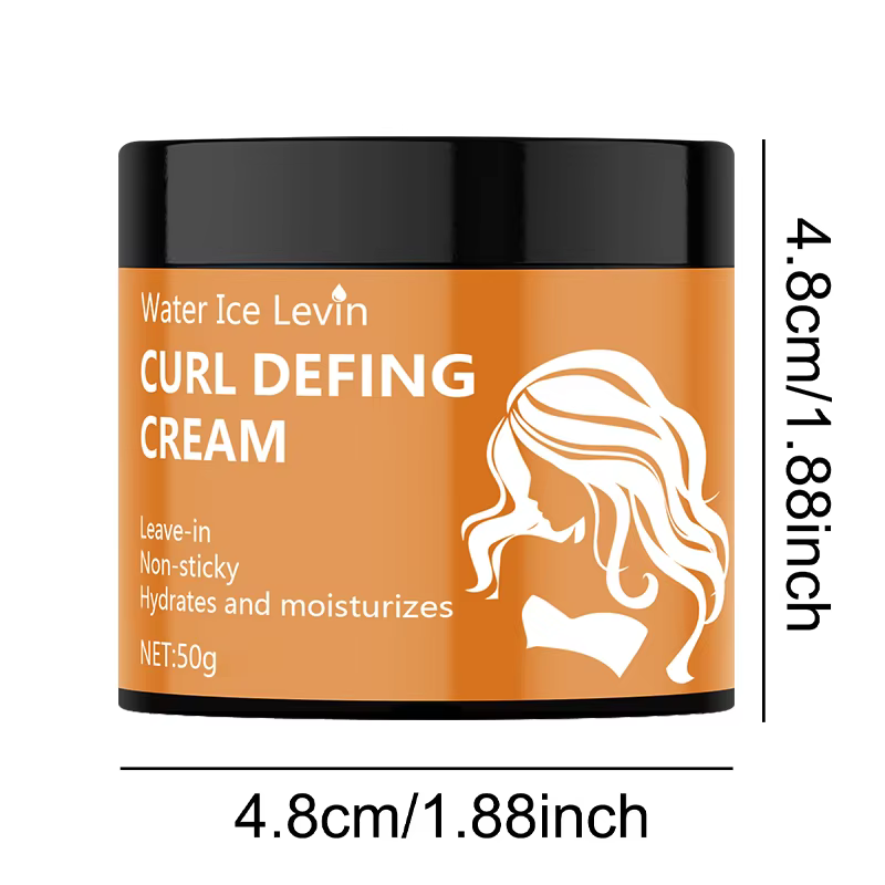 Crème coiffante pour boucles à l'huile de ricin noire 50g