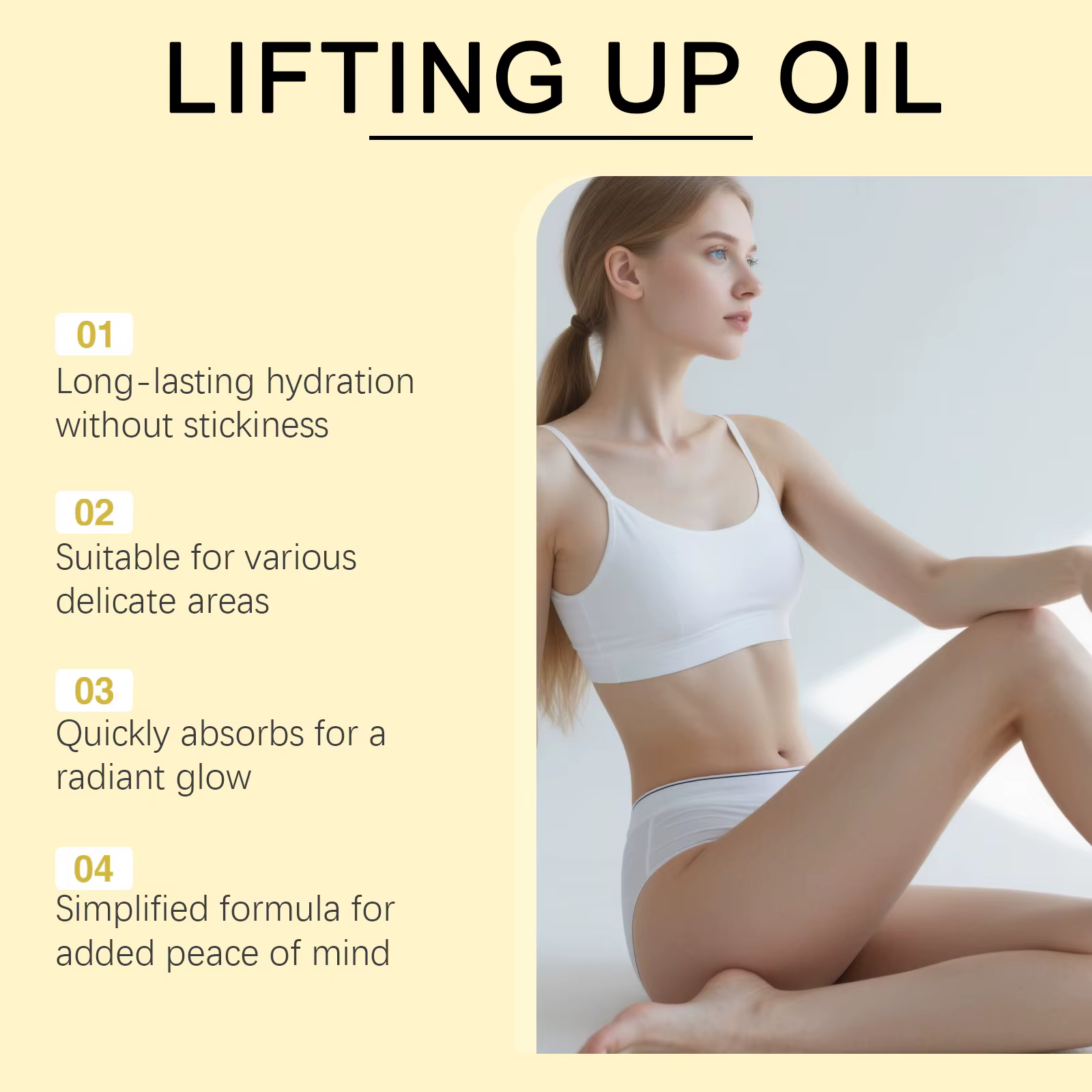 Huile Essentielle Hydratante Quotidienne pour la Peau – Soin Doux et Confortable pour une Hydratation Corporelle