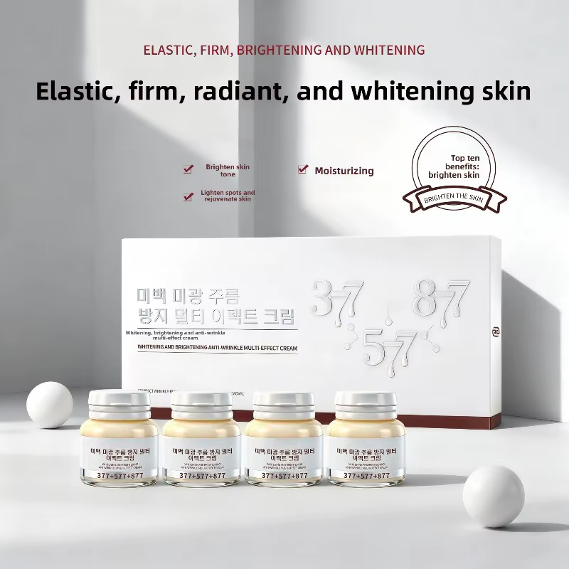 Crème hydratante pour le visage qui éclaircit le teint
