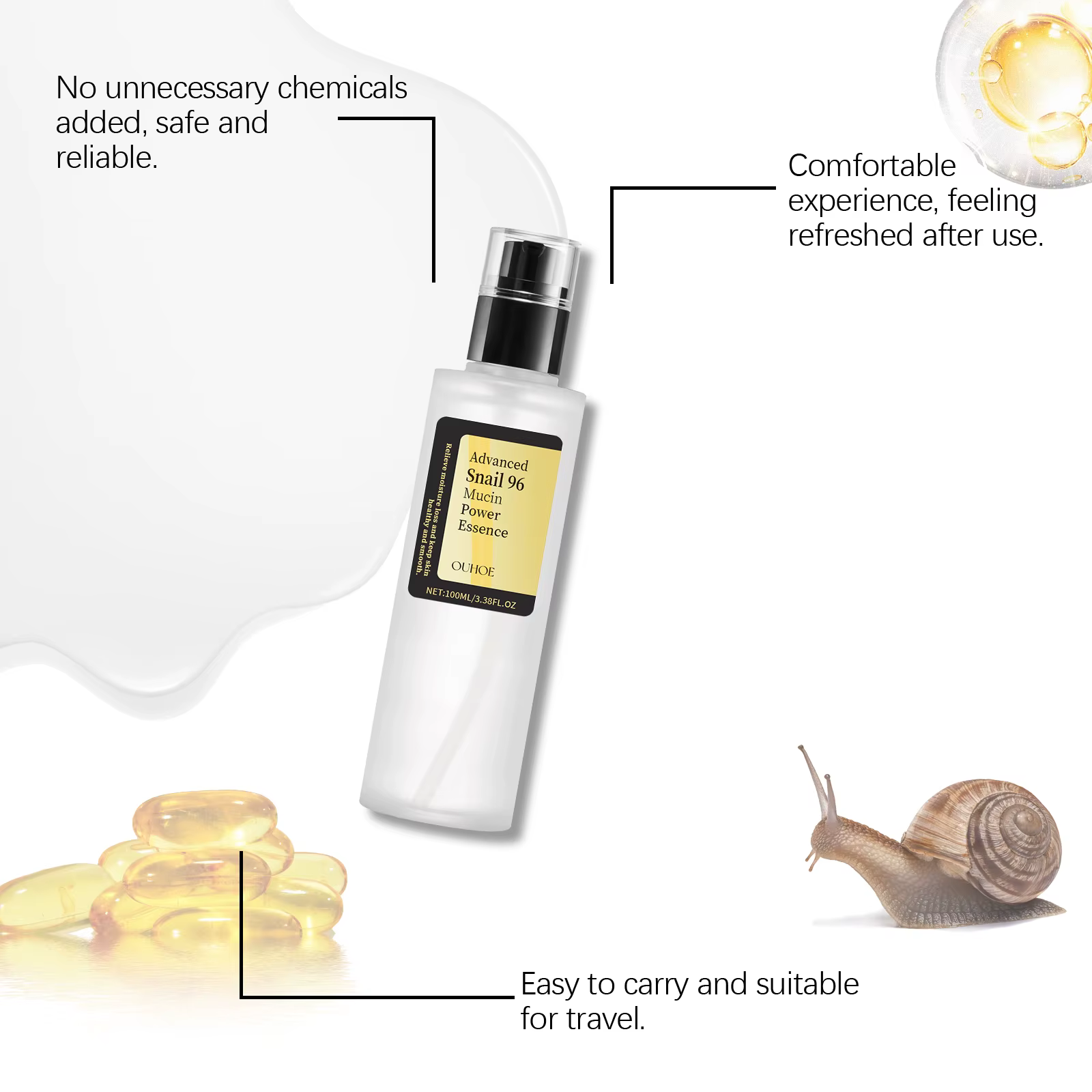 Essence de Mucin d'escargot 100ml