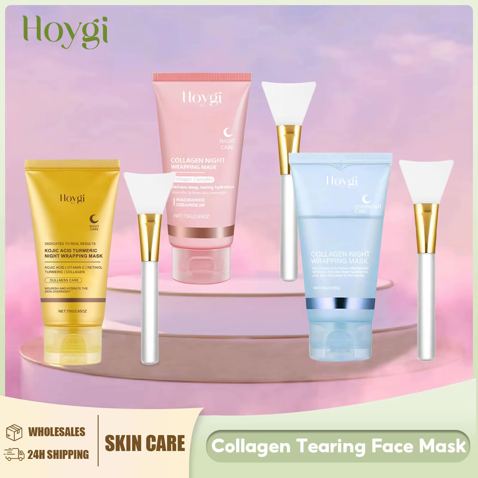 Masque exfoliant au collagène