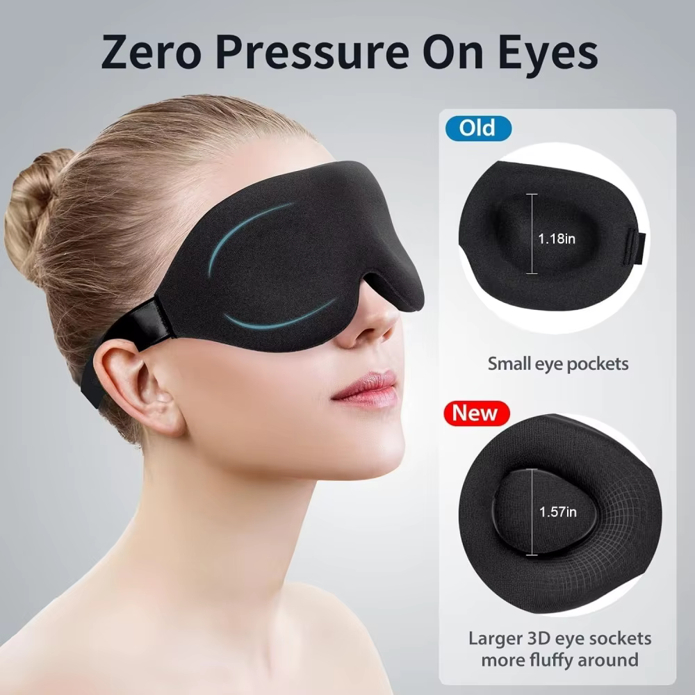 Masque pour les yeux 3D profilé