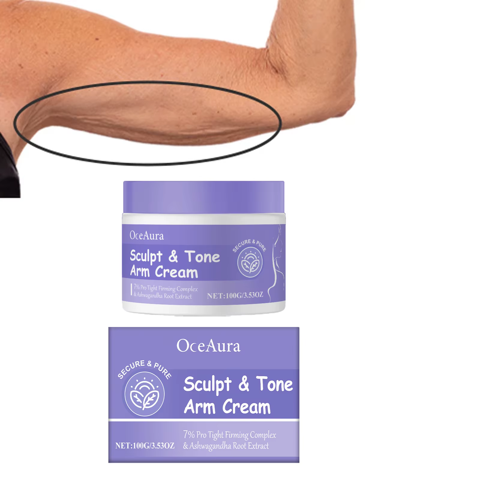 Crème raffermissante pour les bras Sculpt & Tone