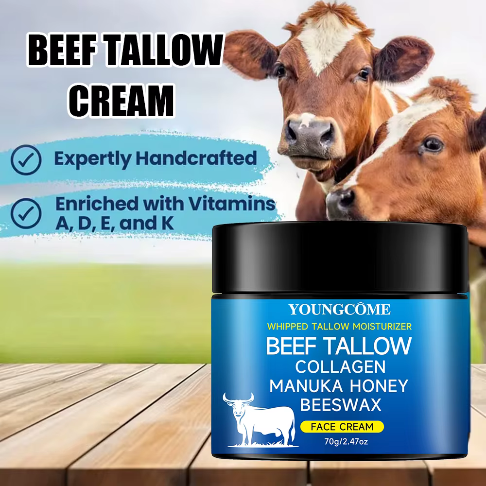 Crème Visage au Suif et Huile d'Olive Brute Honayolive Anti-Âge
