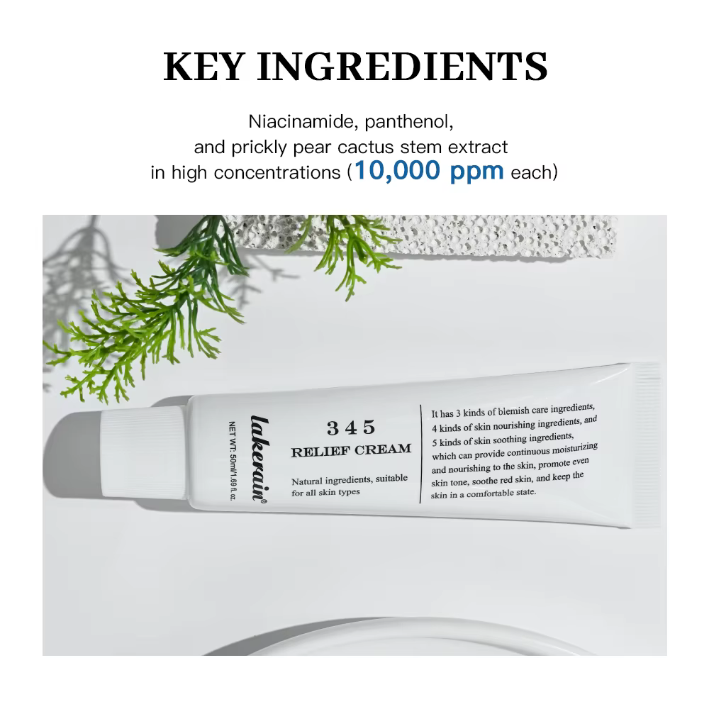 345 crème de soulagement adresse imperfections nourrir la peau et fournir hydratant et apaisant Lifting beauté