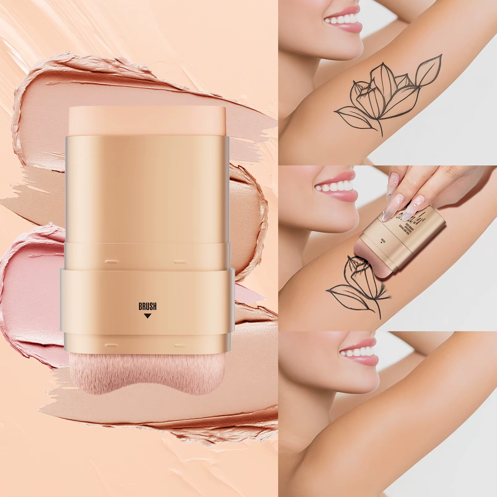 Correcteur quatre couleurs pour couvrir les cernes