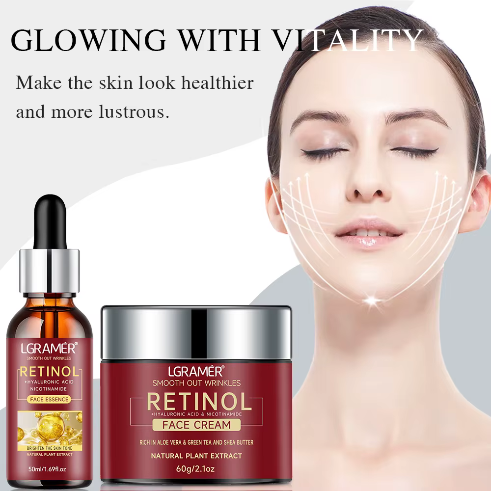 Rétinol sérum Combo crème pour le visage Lifting raffermissant réparateur