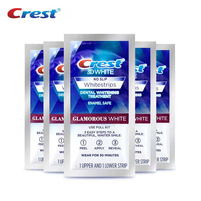 Crest 3D bandes blanches blanchiment dentaire bandes de blanchiment des dents glamour blanc crête bandes de blanchiment blanchiment des dents 5/7/14 traitement