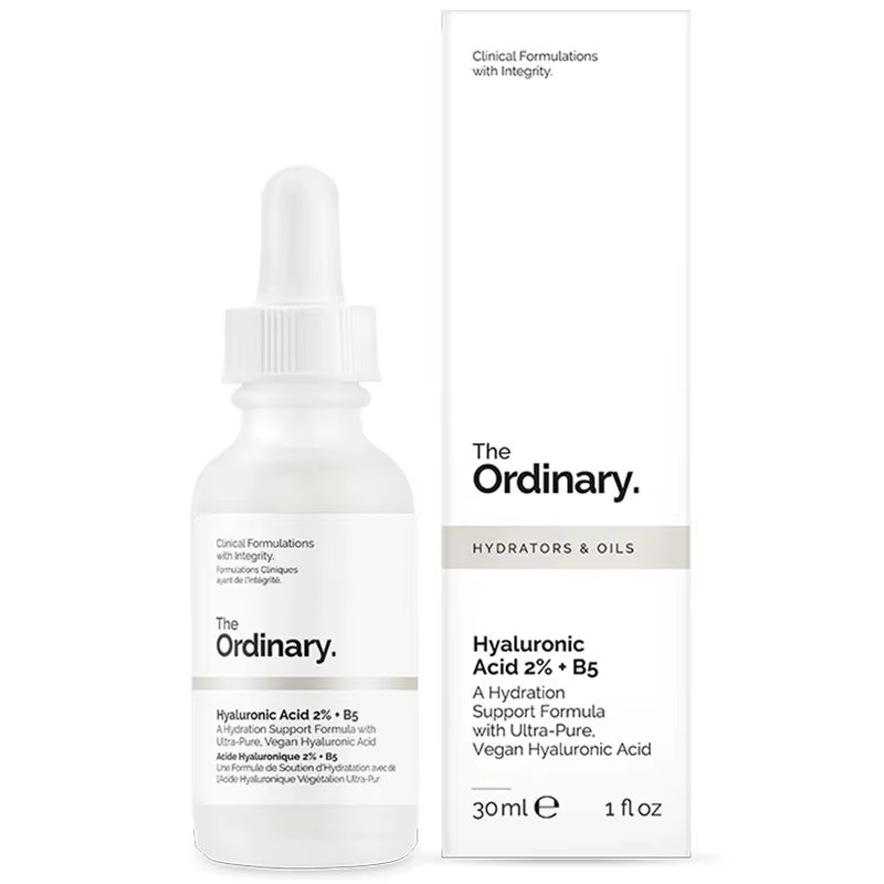 Acide hyaluronique 2% + B5 Sérum hydratant à l'essence de céramides Liquide fondu des ridules et du visage 30 ml