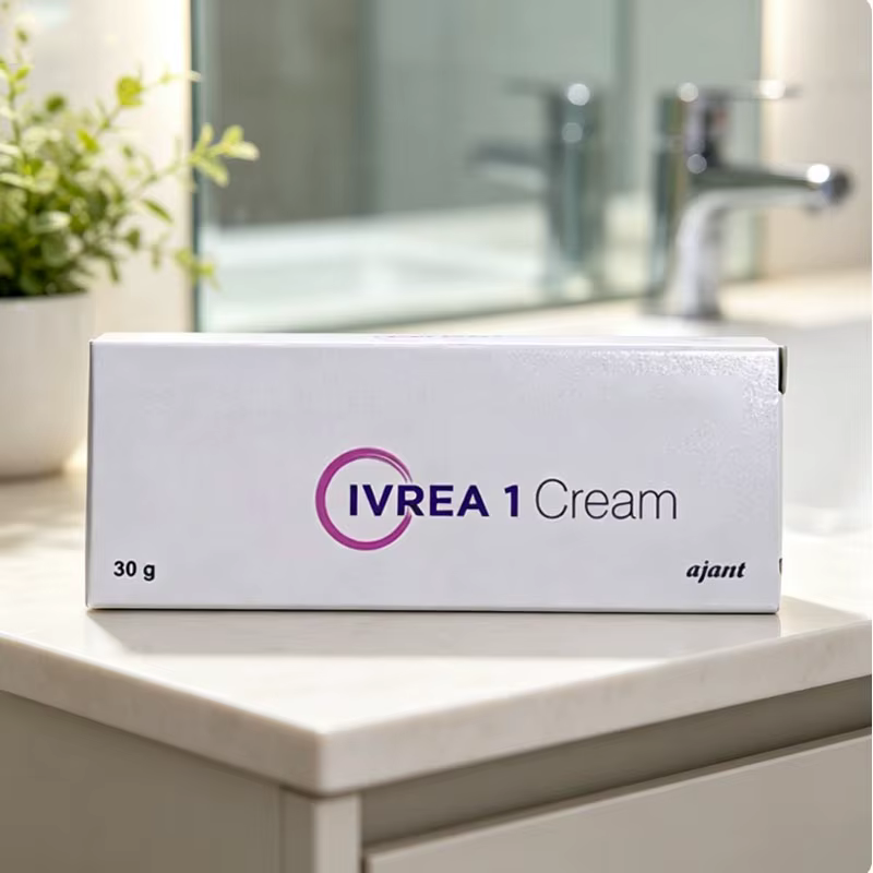 Crème indienne IVREA-1 30g, apaise les bosses cutanées, le nez rouge irrité, soin quotidien doux pour la peau