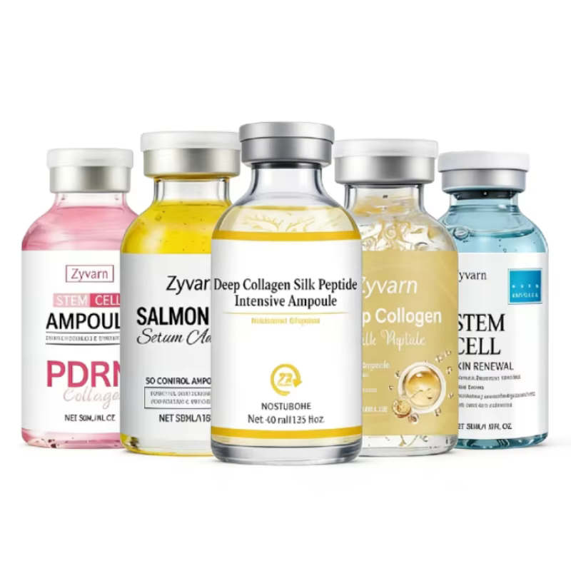 Sérum Ampoule PDRN ADN de Saumon Collagène Hydratant en Profondeur Essence Faciale Soin Doux pour la Peau