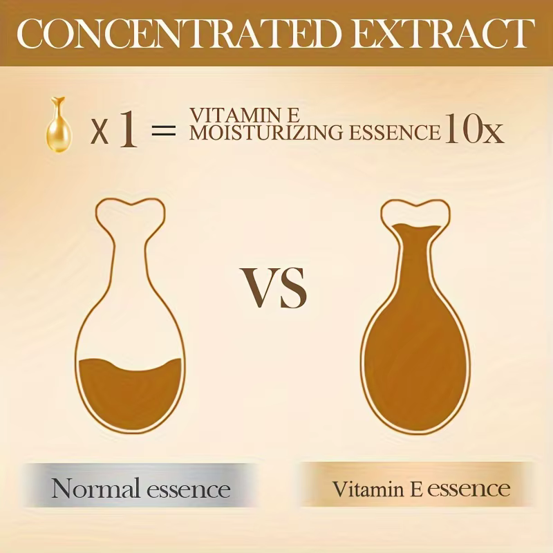 Capsules d'essence hydratante à la vitamine E