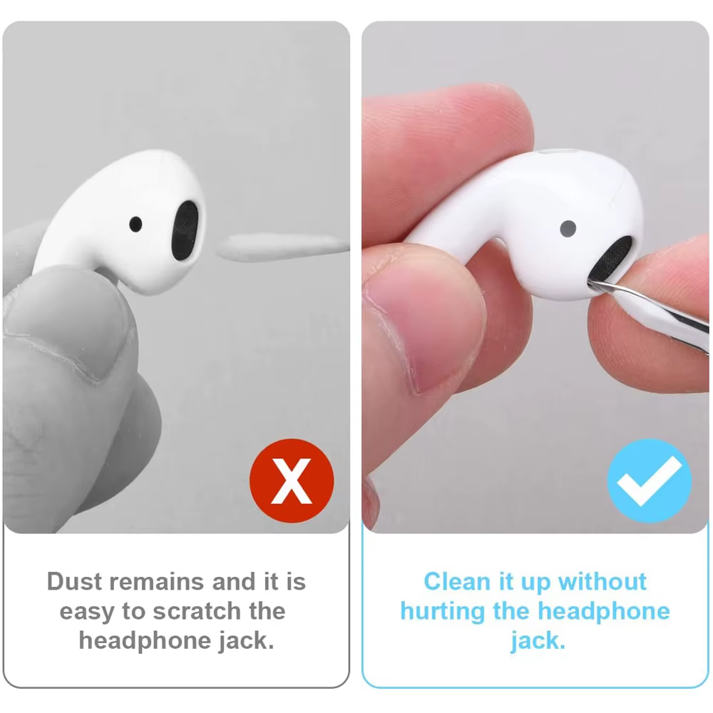Ensembles de nettoyage pour écouteurs Bluetooth Airpods Pro 1 2 3, Kit de nettoyage pour écouteurs, brosse à stylo pour Samsung Xiaomi Huawei Airdots