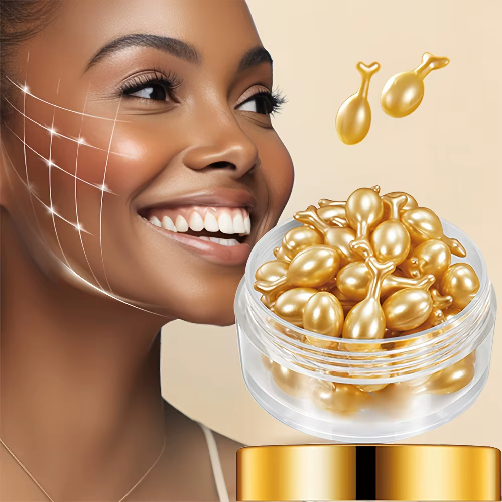 Capsules d'essence hydratante à la vitamine E