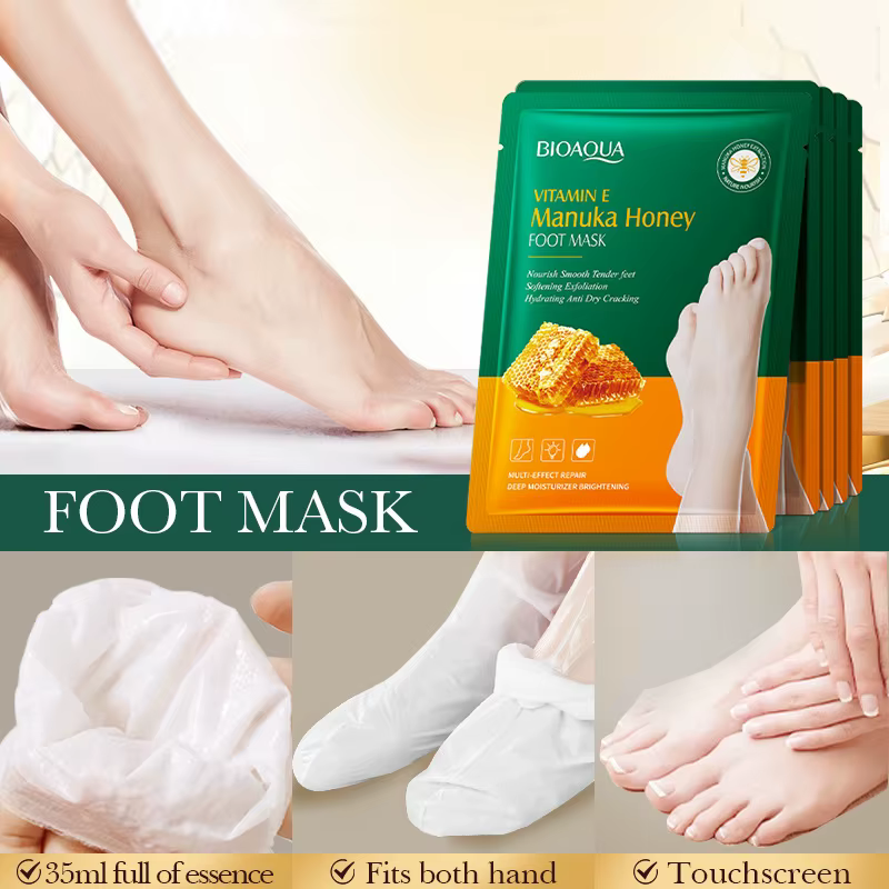 Masque pour les pieds à la vitamine E