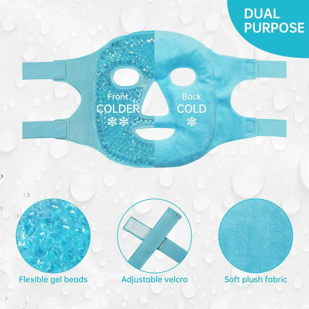 Masque Gel Glacé Anti-Fatigue pour les Yeux et le Visage