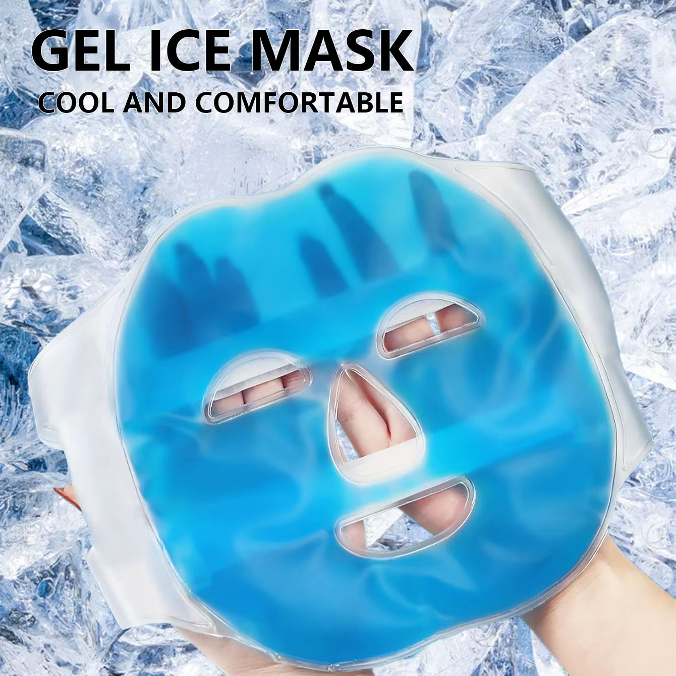 Masque pour les yeux froid